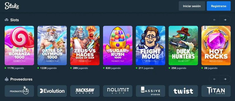 Descubre los mejores juegos de casino en Stake Casino para jugadores españoles